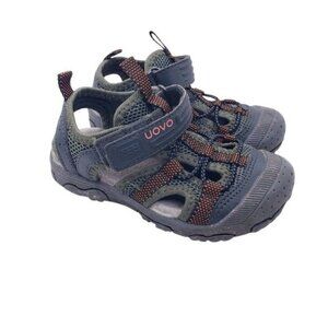 Uovo Green & Orange Ramiro Hiking Trail Outdoor Shoes Sandal Boys Toddler Size 8